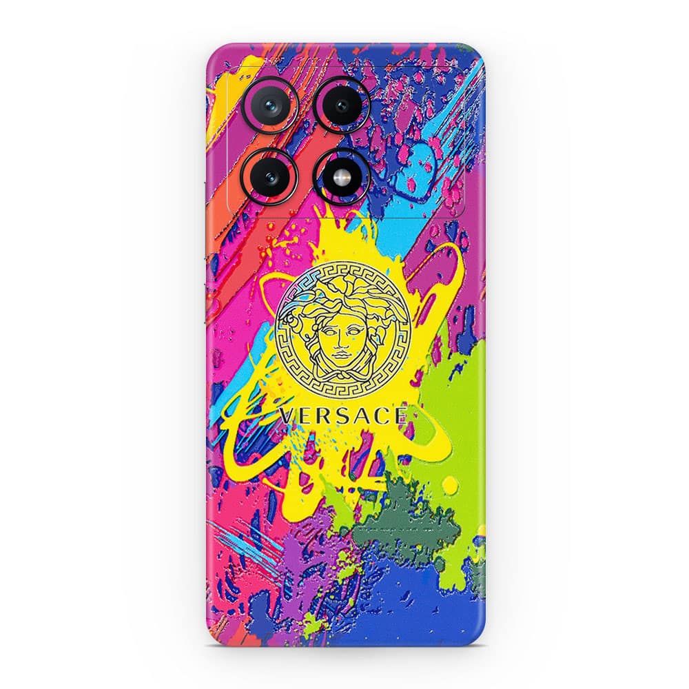 Poco x6 pro 5g versace colorful 3d skin wrapitskin