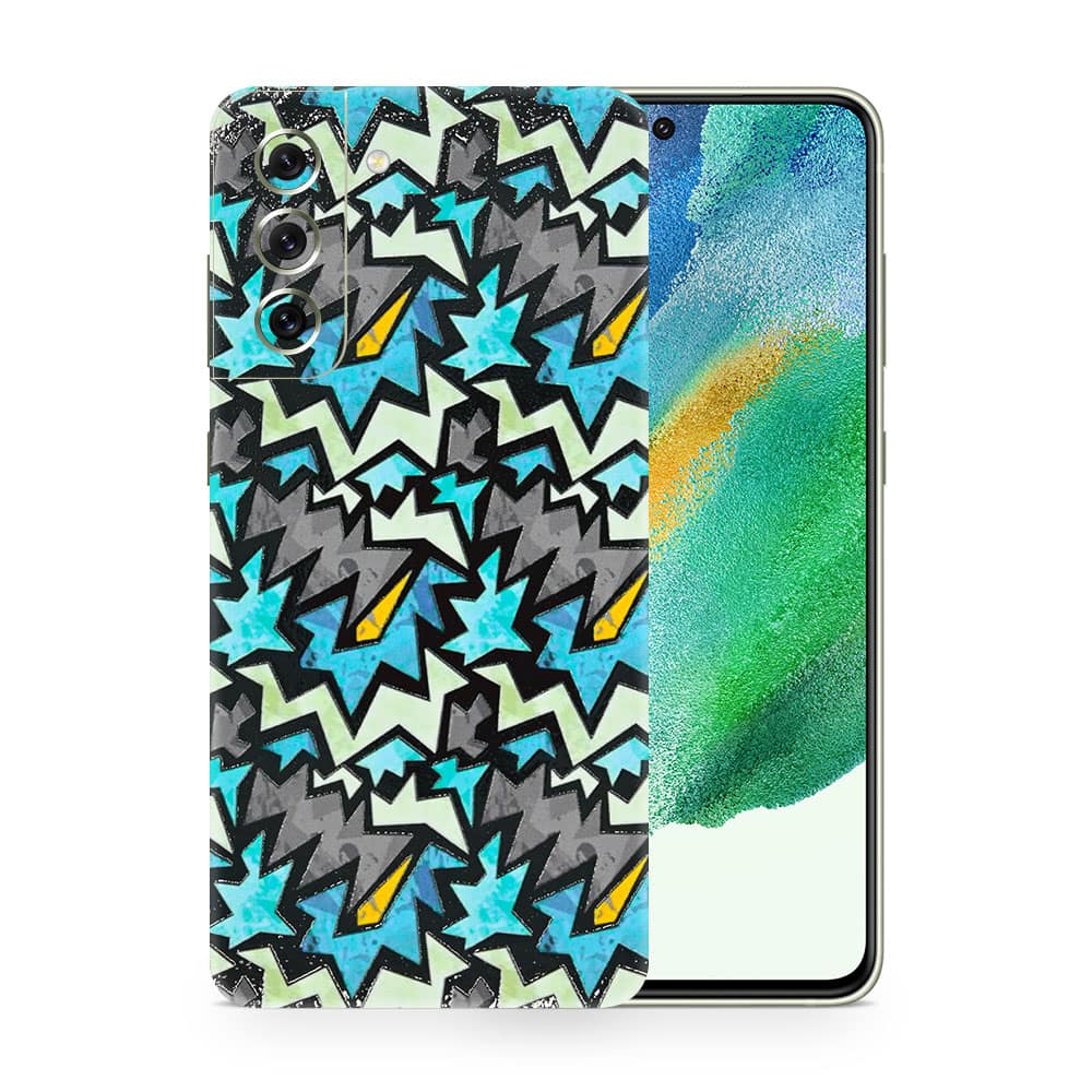 Galaxy s21 fe graffiti harmony 3d skin wrapitskin