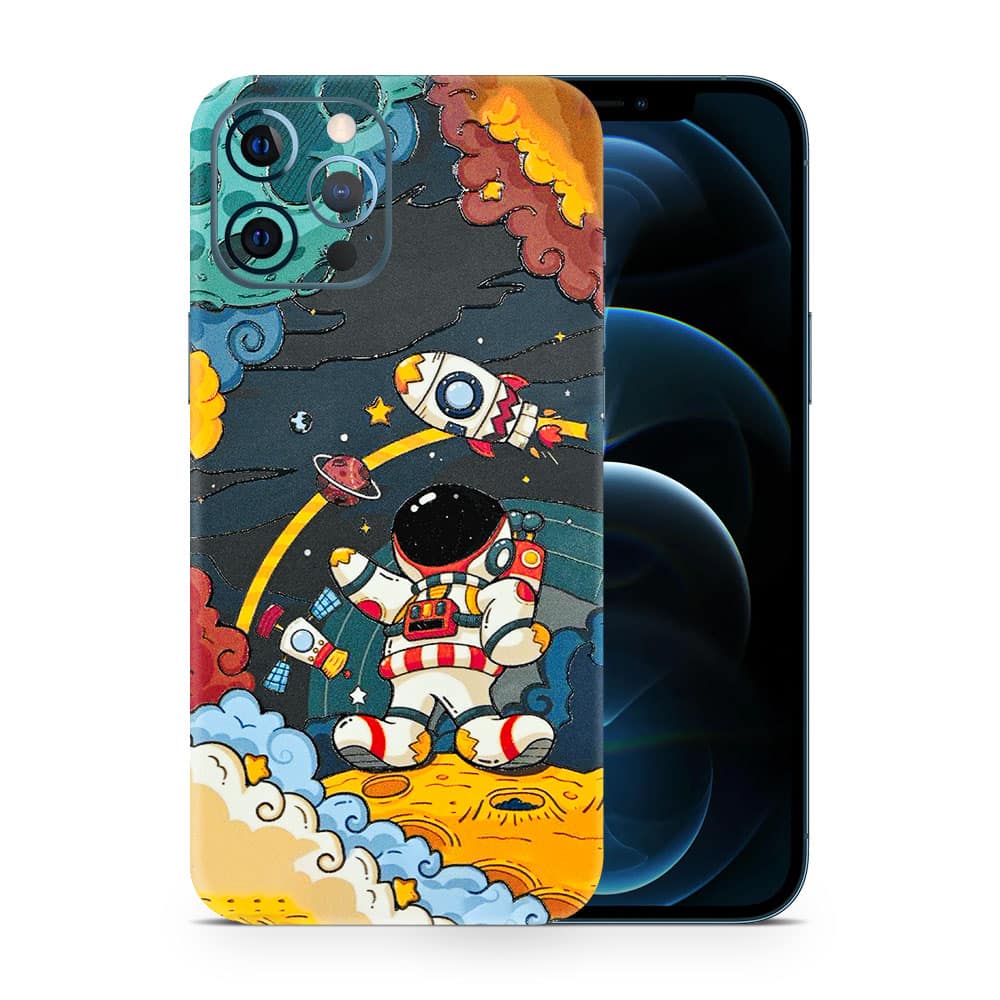 Iphone 12 pro max flight planet 3d skin wrapitskin