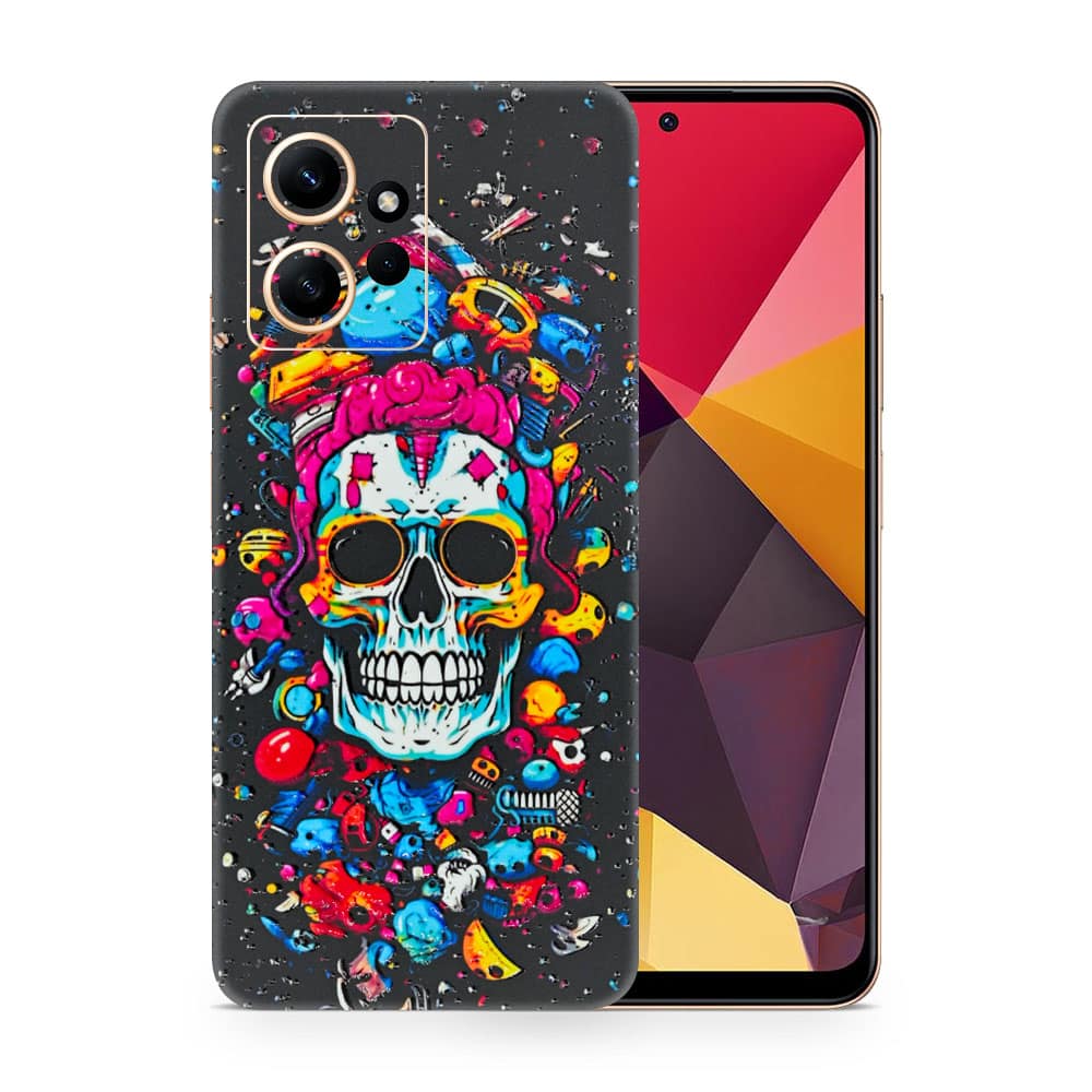 Redmi note 12 4g skull 3d skin wrapitskin