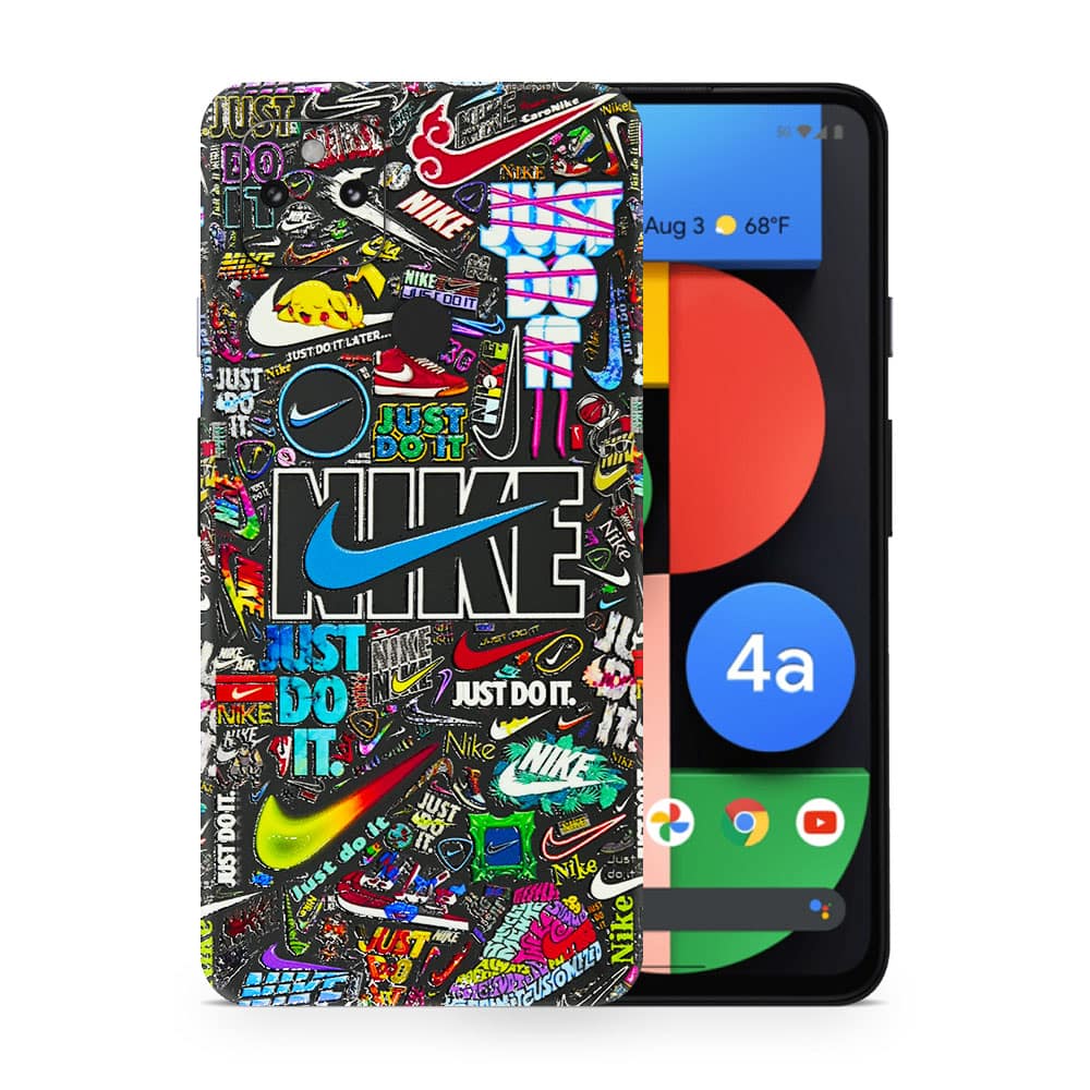 Pixel 4a 5g nike logos 3d skin wrapitskin