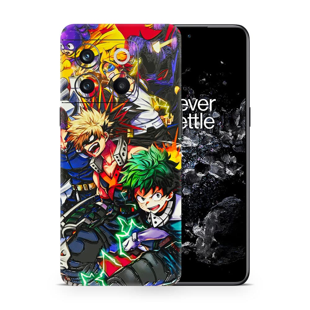 Oneplus 10t my hero 3d skin wrapitskin