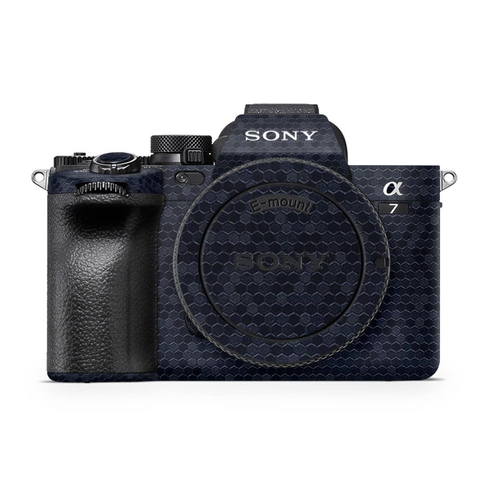Sony alpha a7 iv honeycomb blue skin wrapitskin