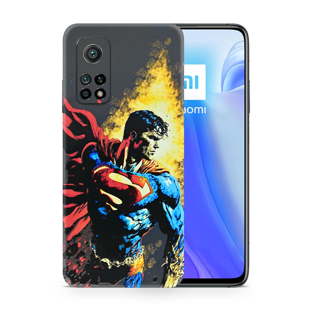 Mi 10t 5g superman comic 3d skin wrapitskin