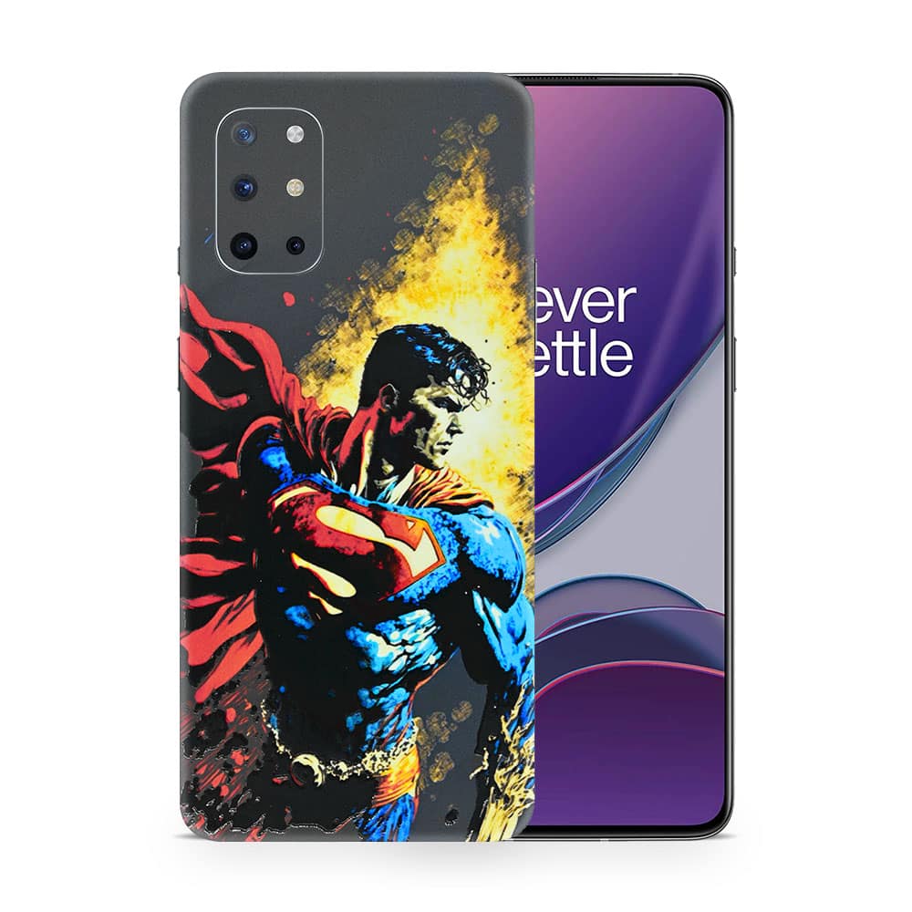 Oneplus 8t superman comic 3d skin wrapitskin