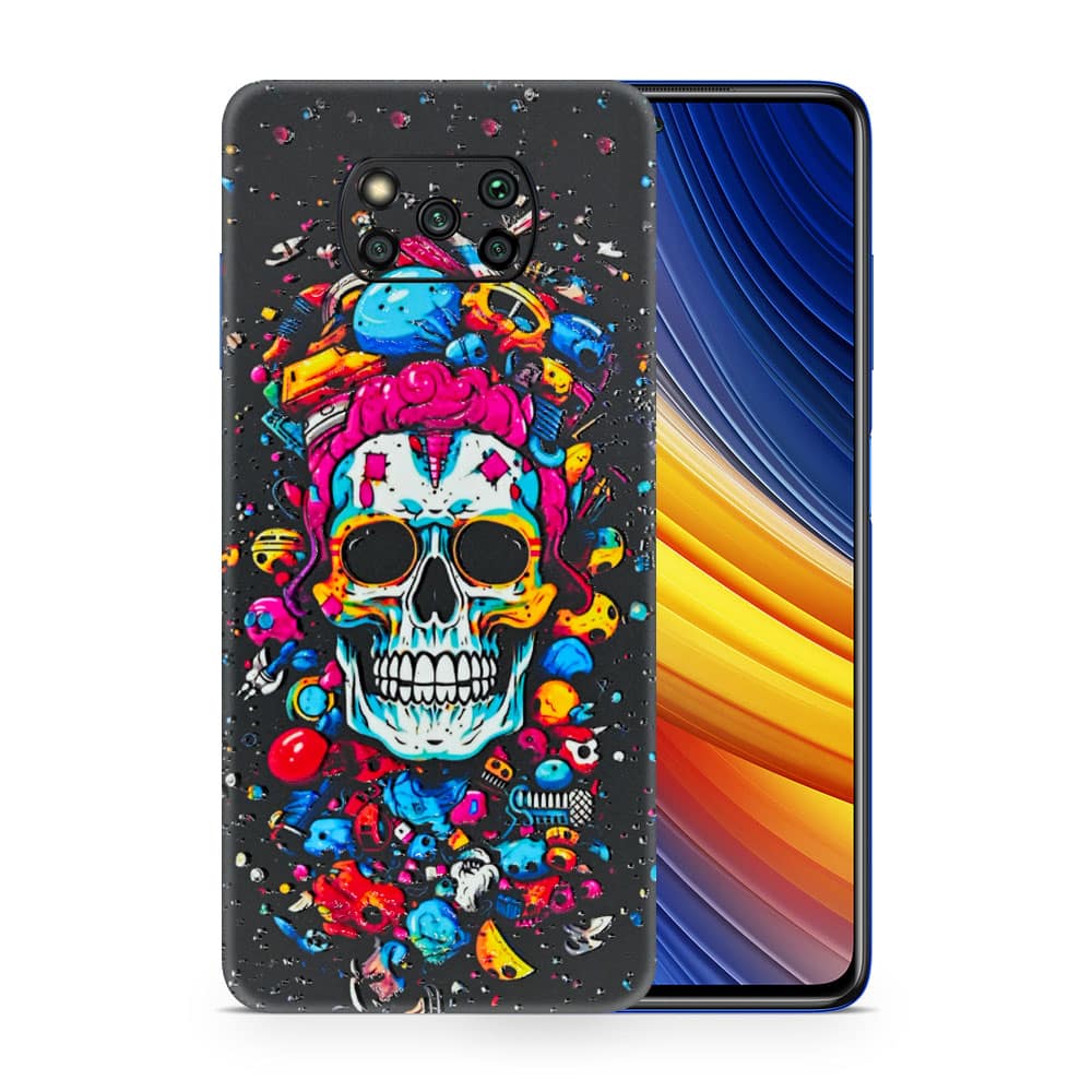 Poco x3 pro skull 3d skin wrapitskin