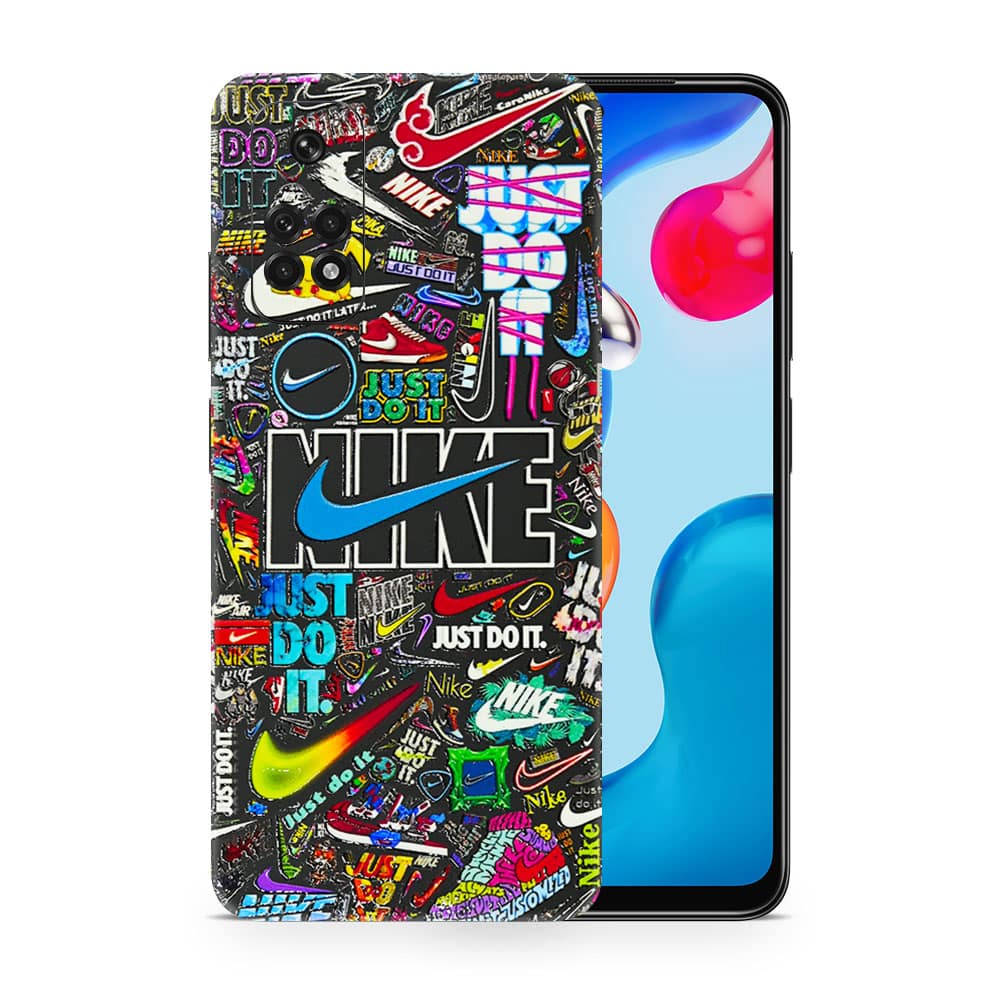 Redmi note 11 nike logos 3d skin wrapitskin