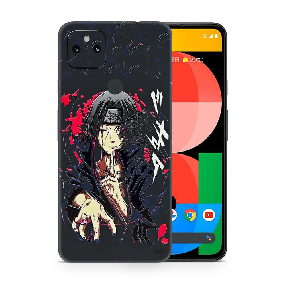 Pixel 5a 5g itachi uchiha 3d skin wrapitskin