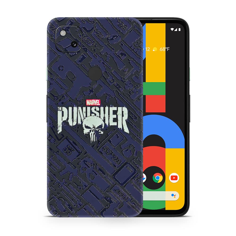 Pixel 4a punisher 3d skin wrapitskin