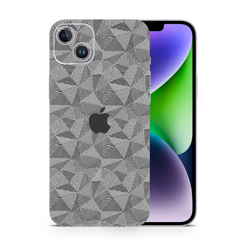 Iphone 14 carbon triangle series wrapitskin