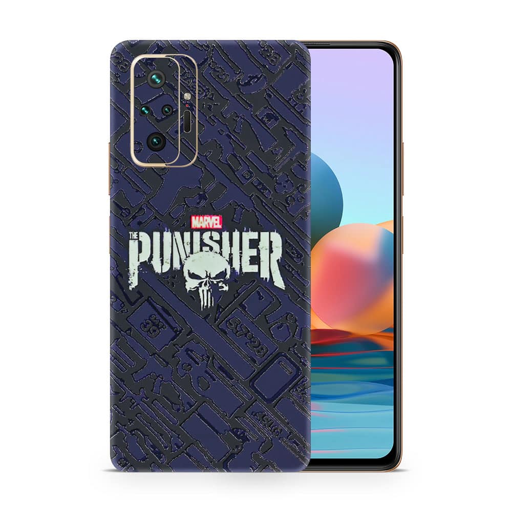 Redmi note 10 pro punisher 3d skin wrapitskin