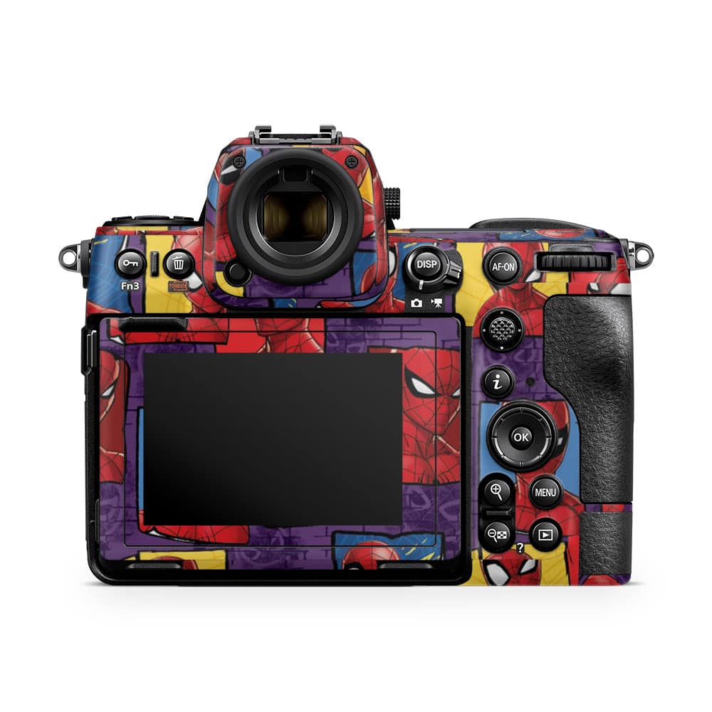 Nikon z8 mirrorless camera spidey's world skin | wrapitskin