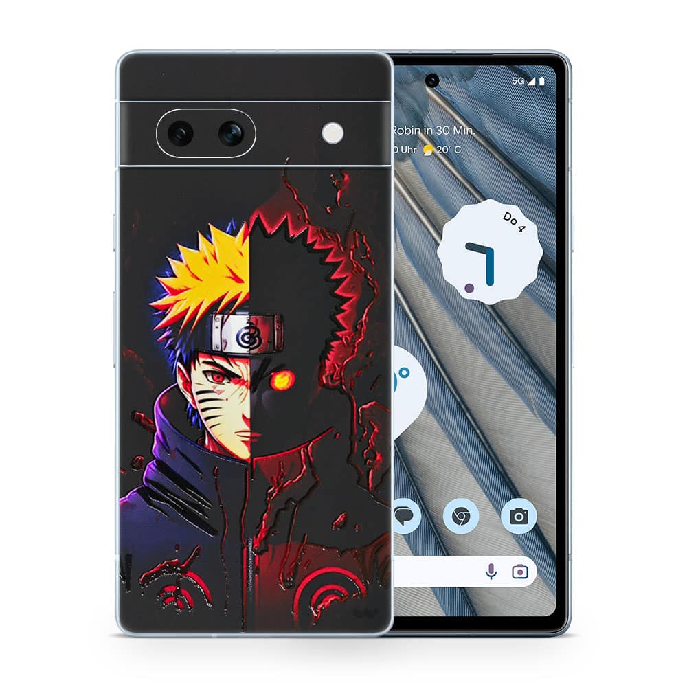 Pixel 7a naruto 3d skin wrapitskin