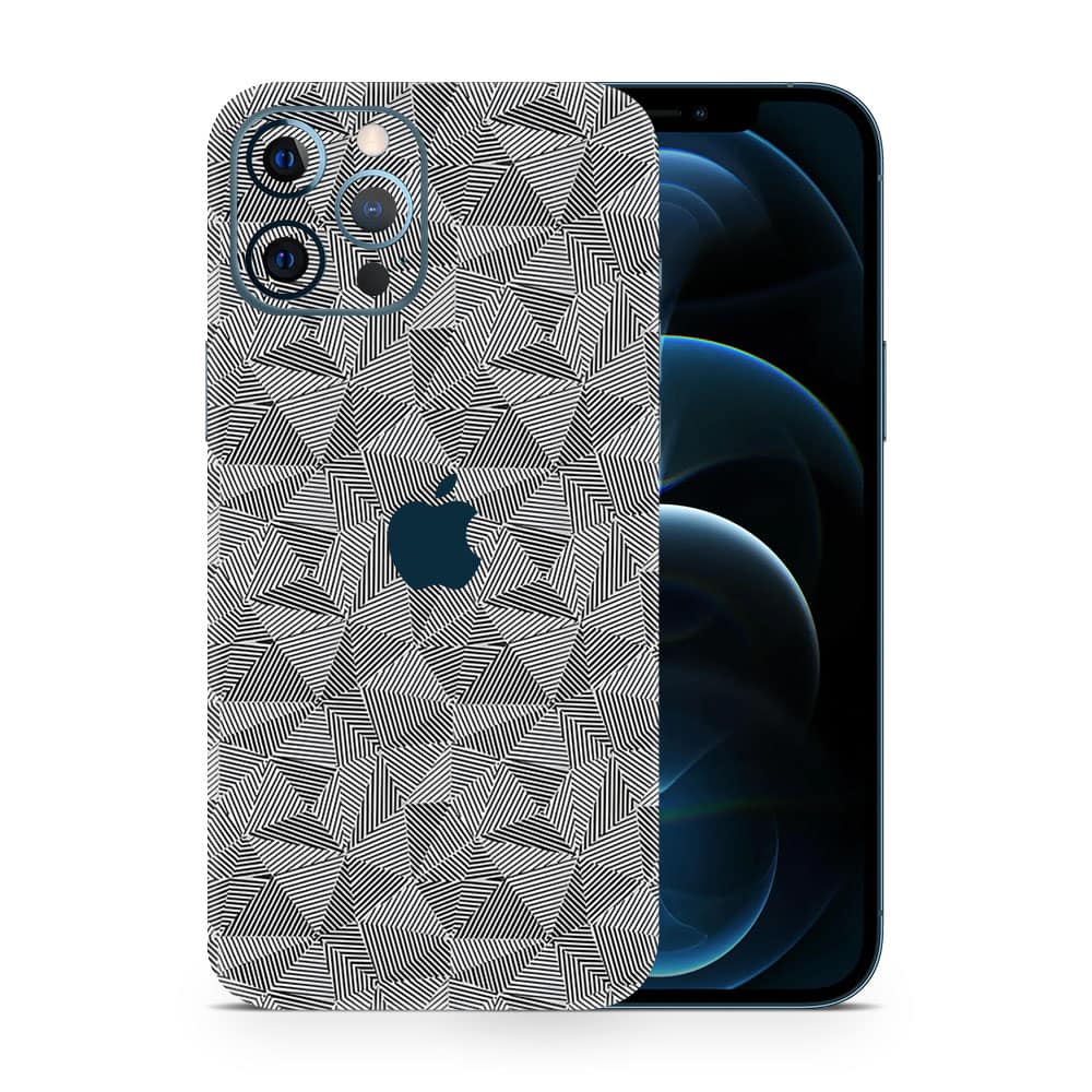 Iphone 12 pro max carbon triangle series wrapitskin