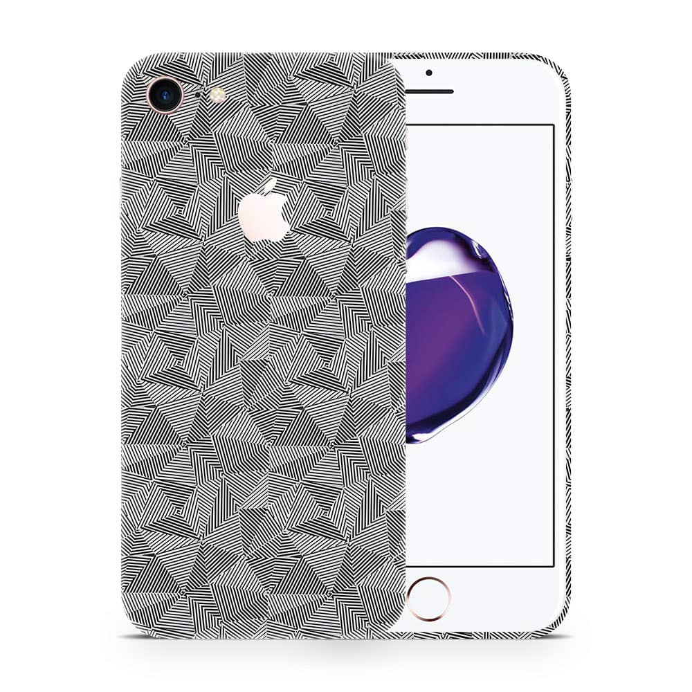 Iphone 7 carbon triangle series wrapitskin