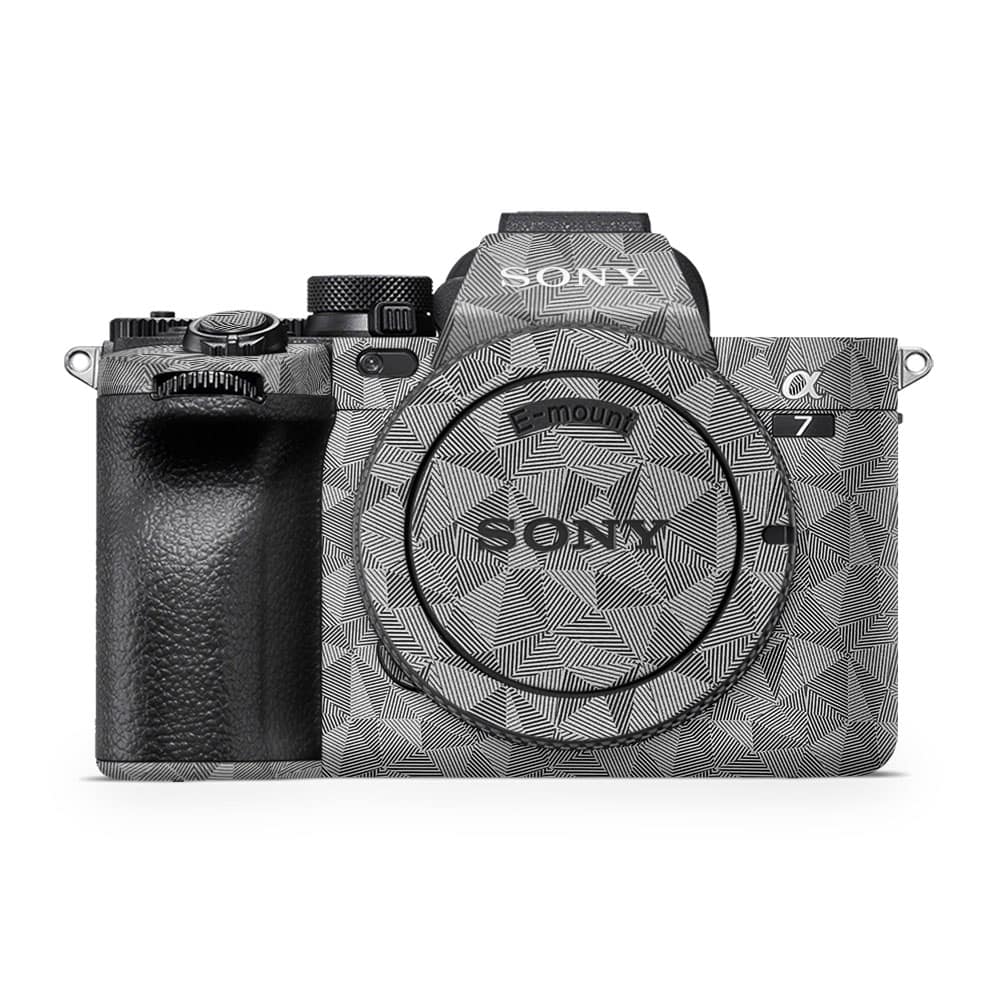 Sony alpha a7 iv triangle titanium skin wrapitskin