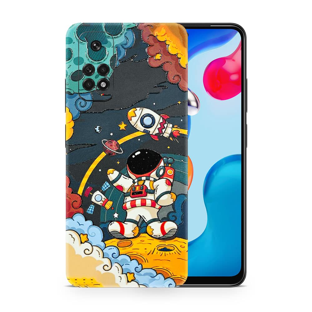 Redmi note 11 flight planet 3d skin wrapitskin