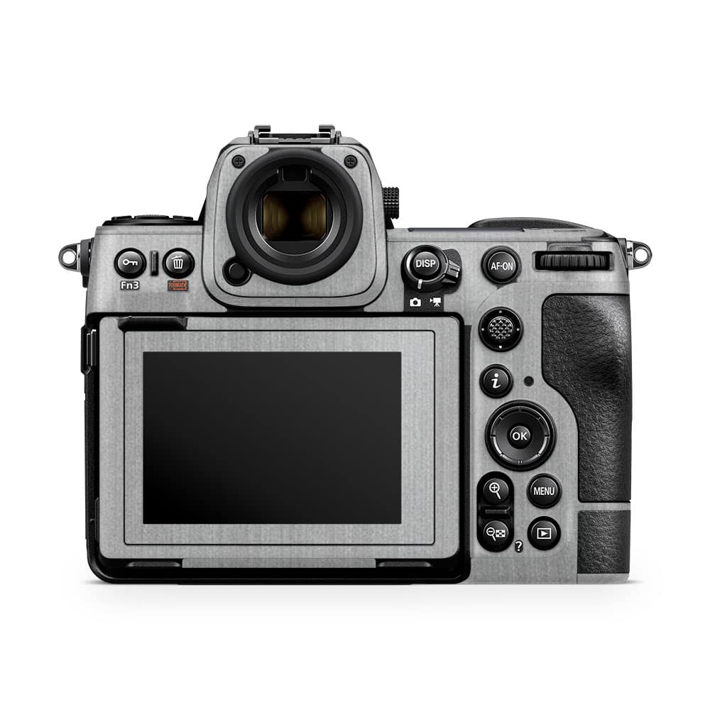 Nikon z8 mirrorless camera steel bruhsed metal skin | wrapitskin