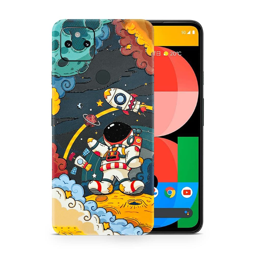 Pixel 5a 5g flight planet 3d skin wrapitskin