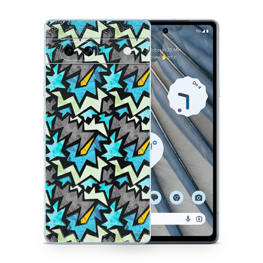 Pixel 7a graffiti harmony 3d skin wrapitskin