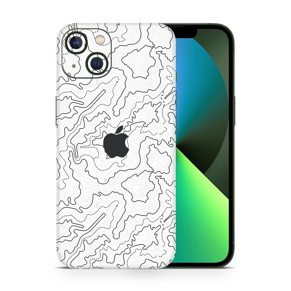 Iphone 13 mini carbon contour series wrapitskin