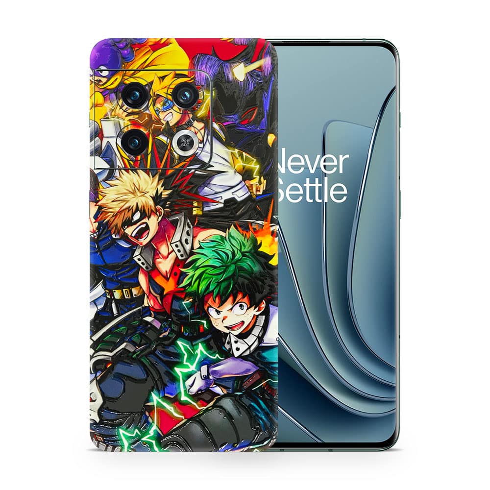 Oneplus 10 pro my hero 3d skin wrapitskin