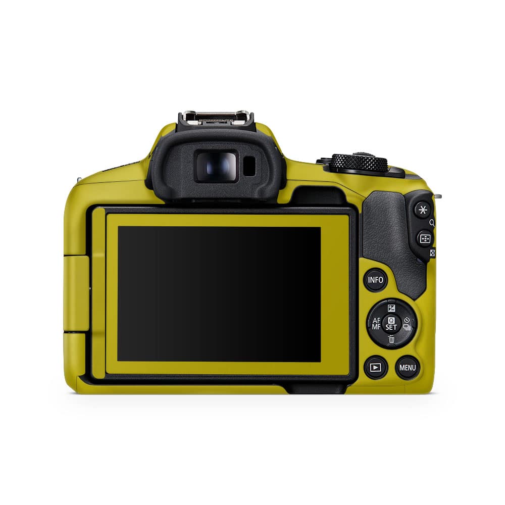 Canon eos r50 camera bitter yellow skin | wrapitskin