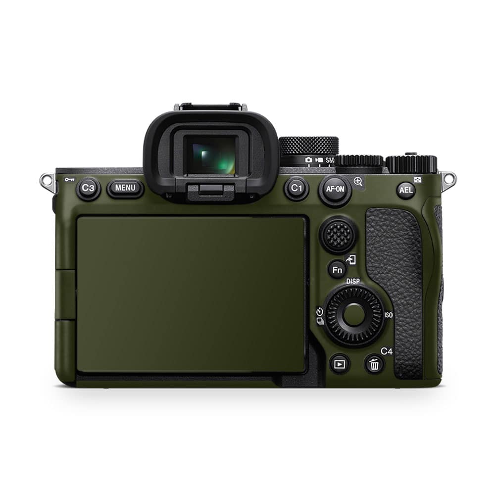 Sony alpha a7 iv camera matte milltery green skin | wrapitskin