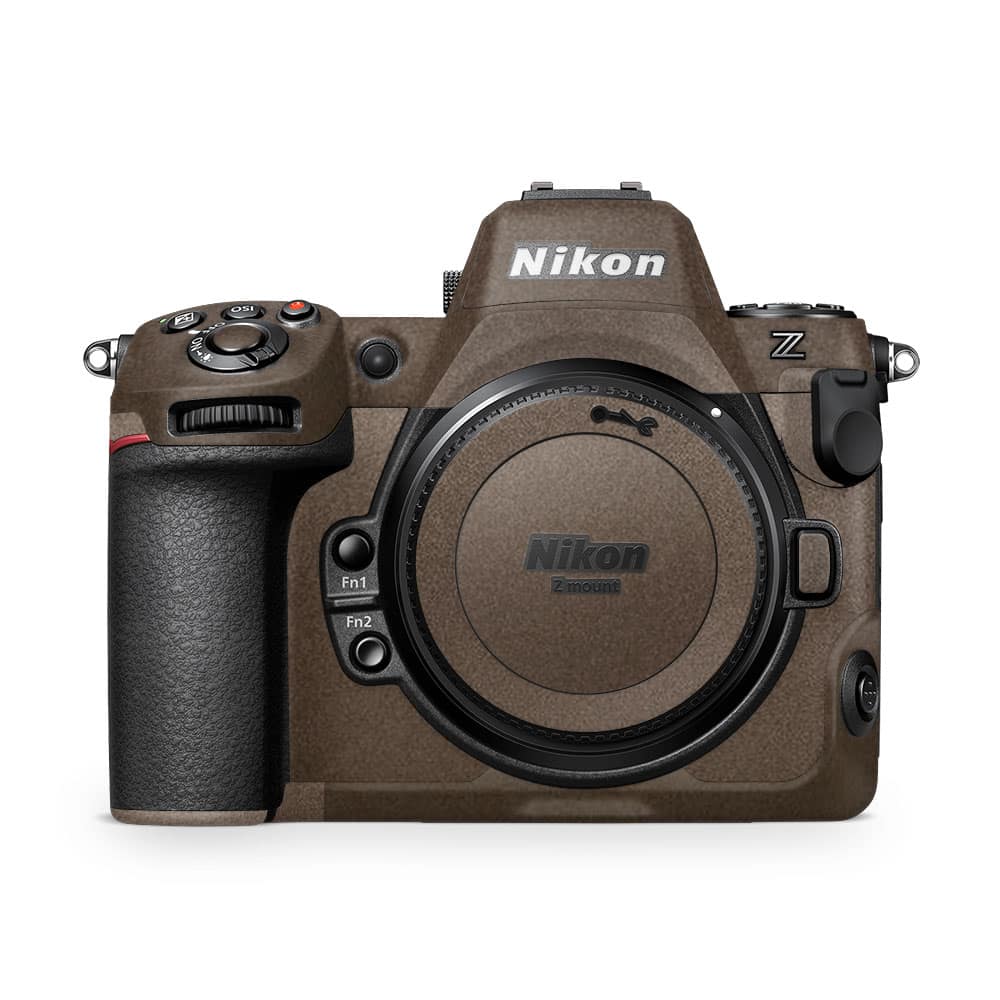 Nikon z8 mirrorless matte brown metallic skin wrapitskin