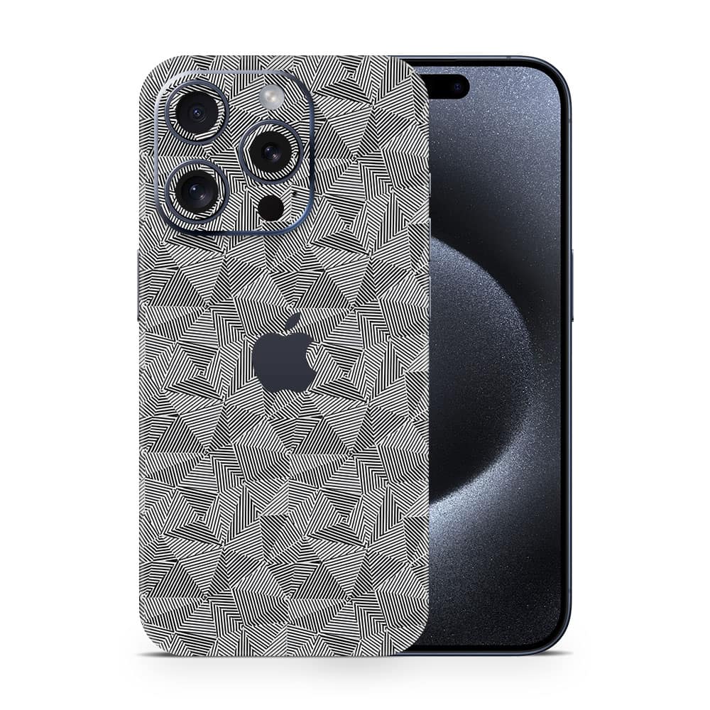 Iphone 15 pro carbon triangle series wrapitskin