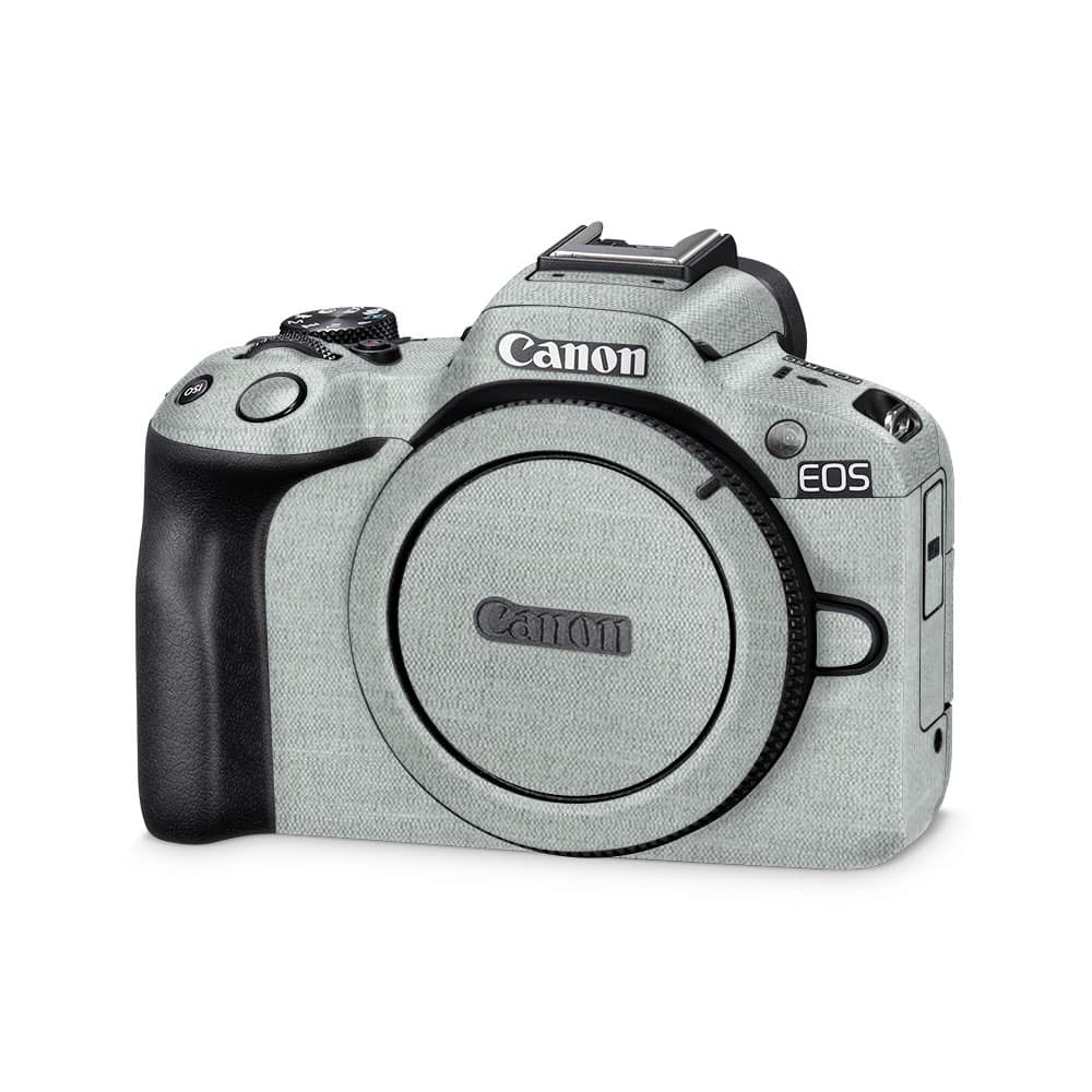 Canon eos r50 linen cyan skin wrapitskin