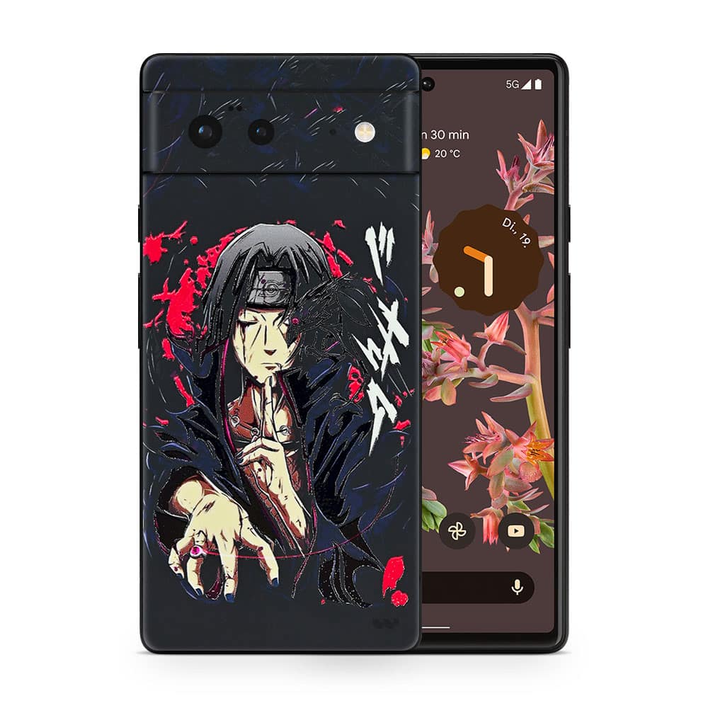 Pixel 6 itachi uchiha 3d skin wrapitskin