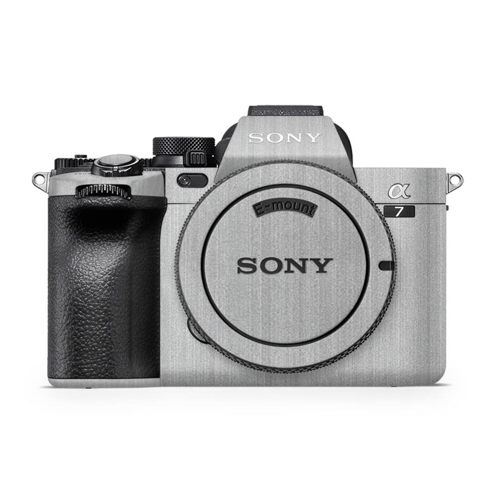 Sony alpha a7 iv steel bruhsed metal skin wrapitskin