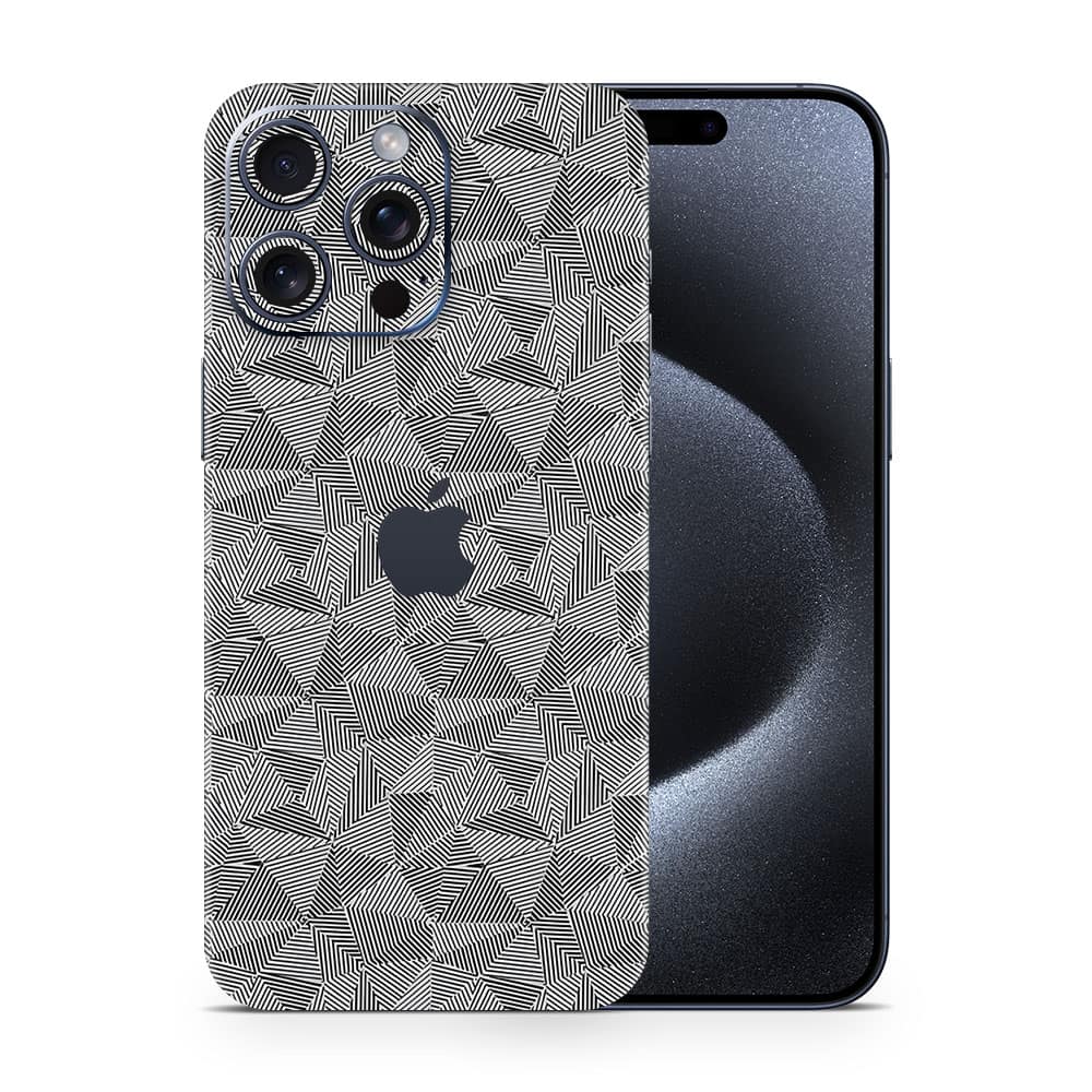 Iphone 15 pro max carbon triangle series wrapitskin