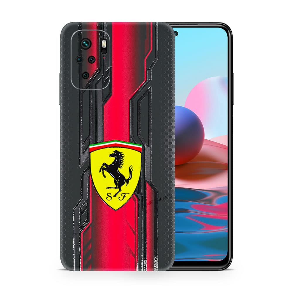 Redmi note 10s ferrari's legacy 3d skin wrapitskin