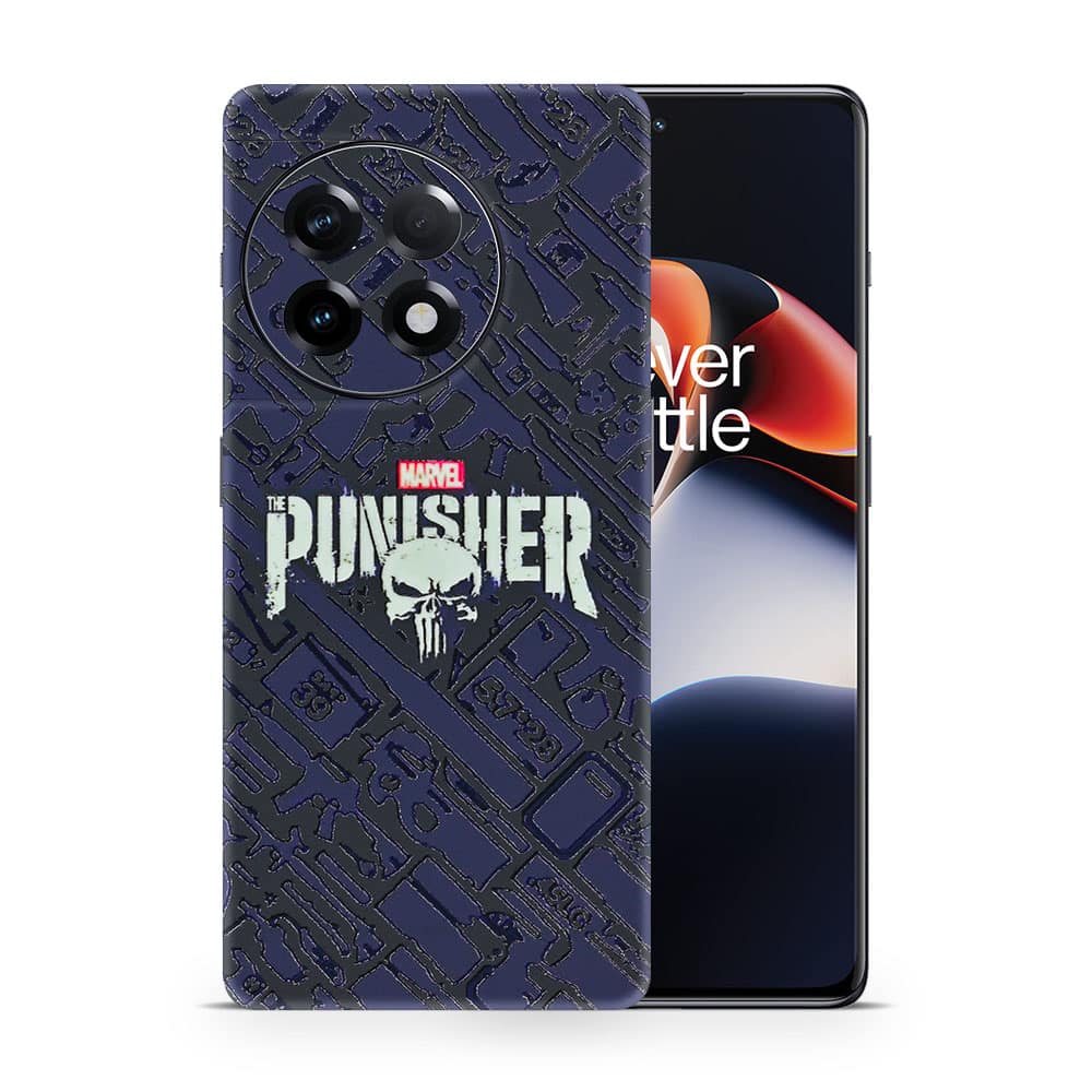 Oneplus 11r punisher 3d skin wrapitskin