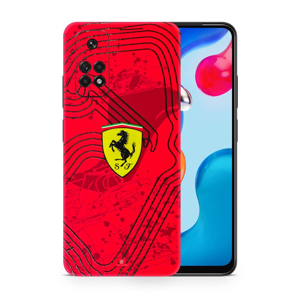Redmi note 11 ferrari's blaze 3d skin wrapitskin