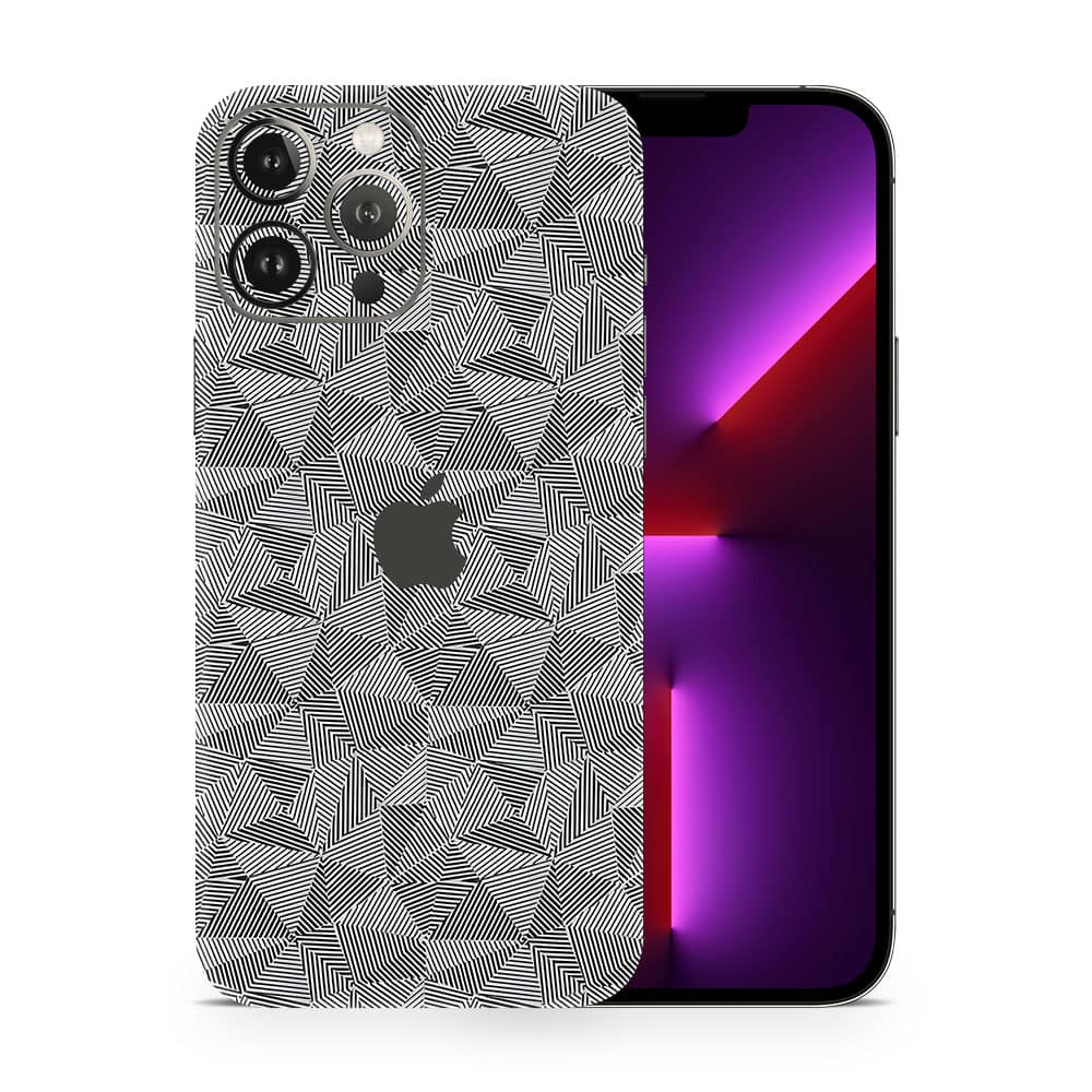 Iphone 13 pro max carbon triangle series wrapitskin