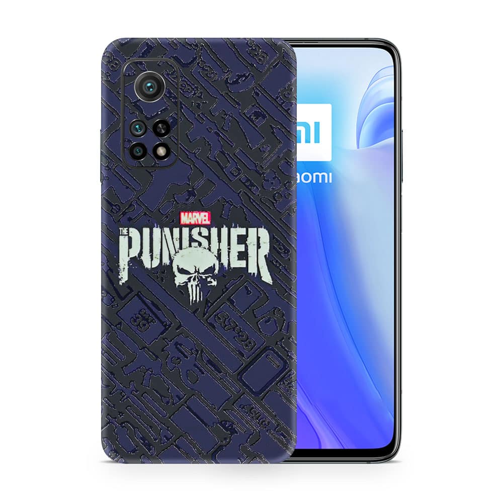 Mi 10t 5g punisher 3d skin wrapitskin