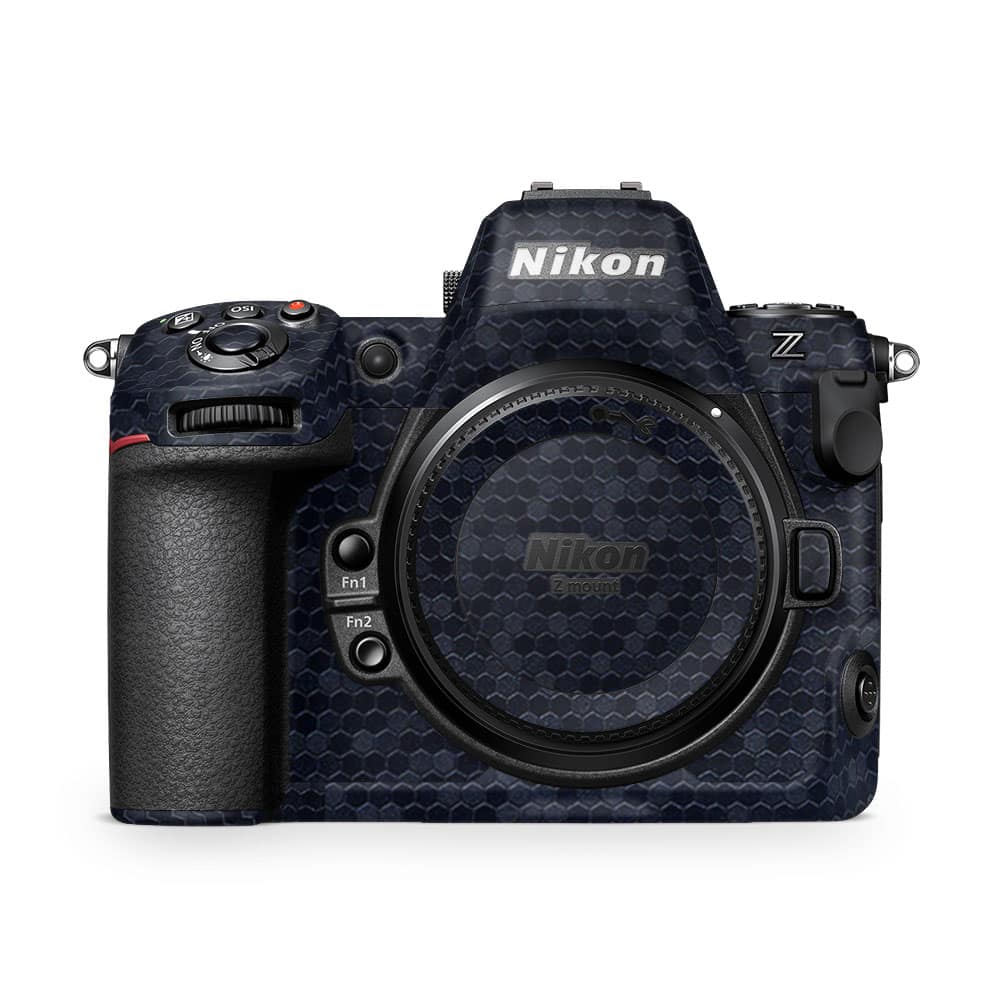 Nikon z8 mirrorless camera honeycomb blue skin