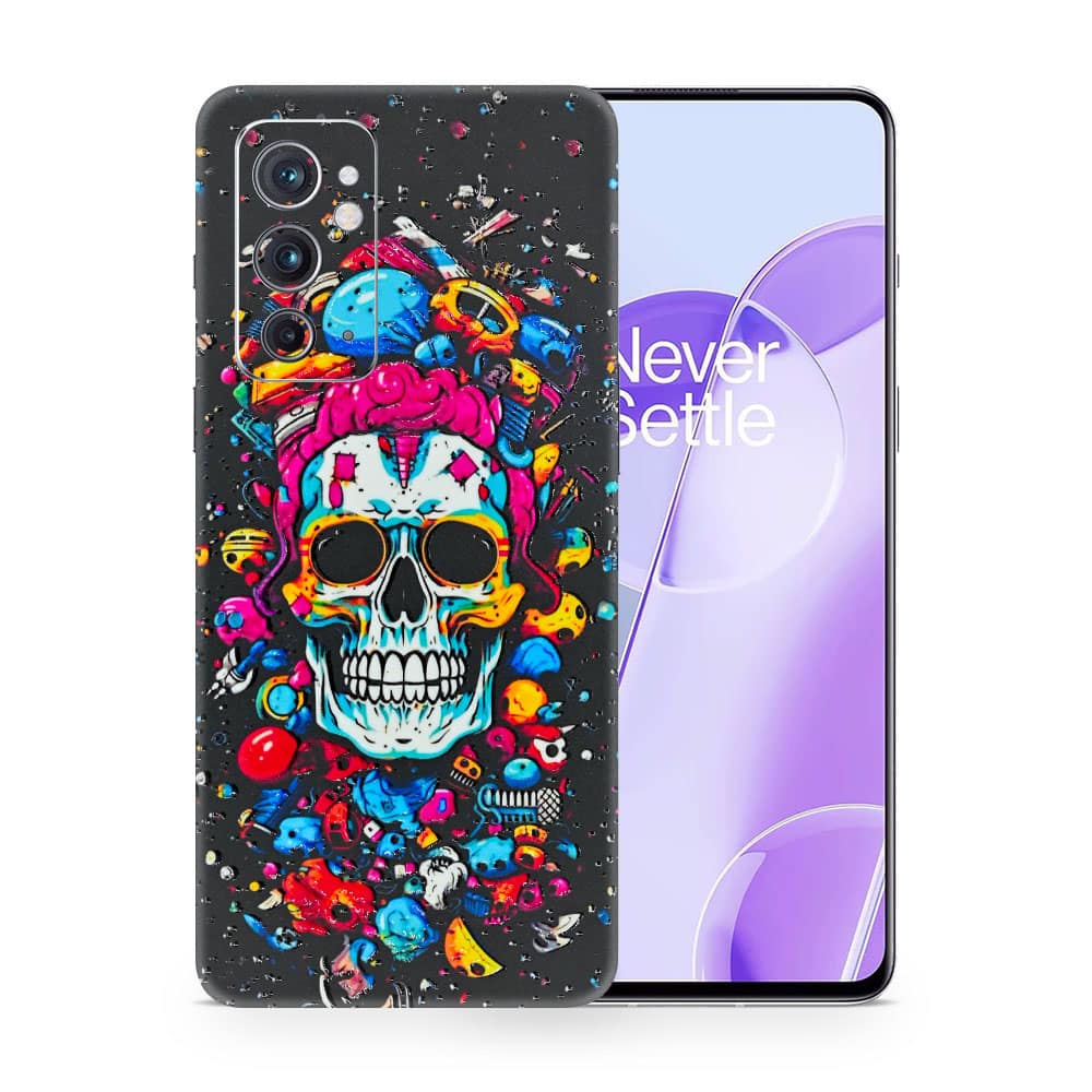 Oneplus 9rt skull 3d skin wrapitskin
