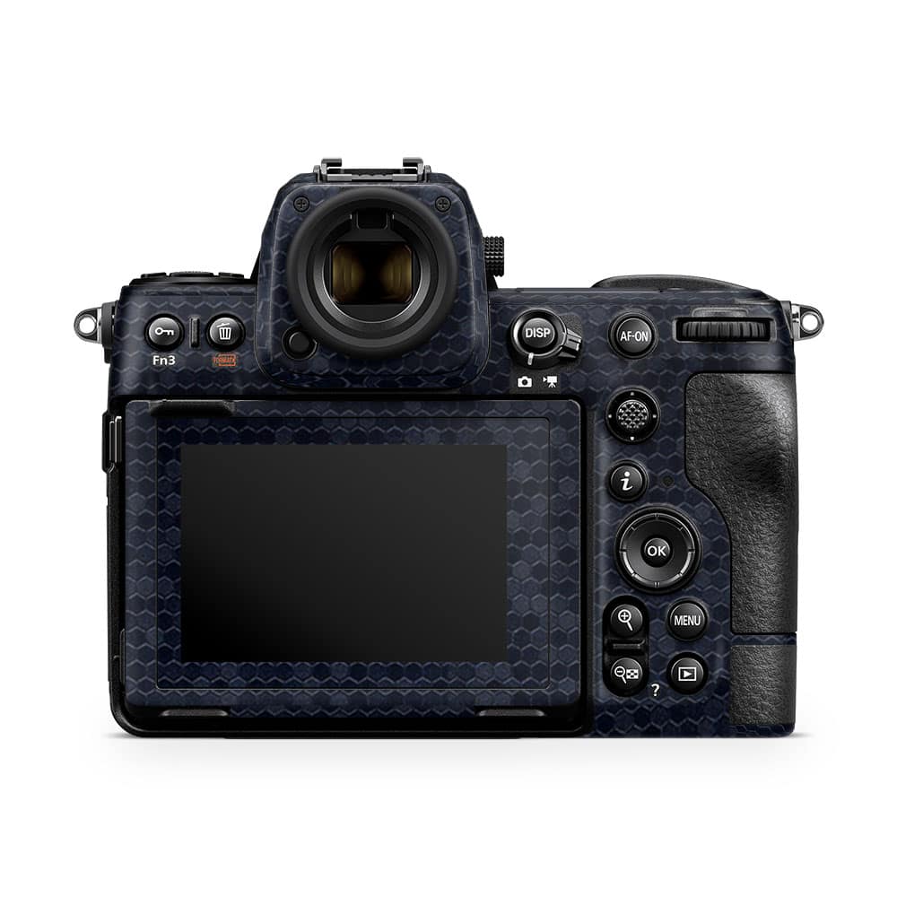 Nikon z8 mirrorless camera honeycomb blue skin | wrapitskin