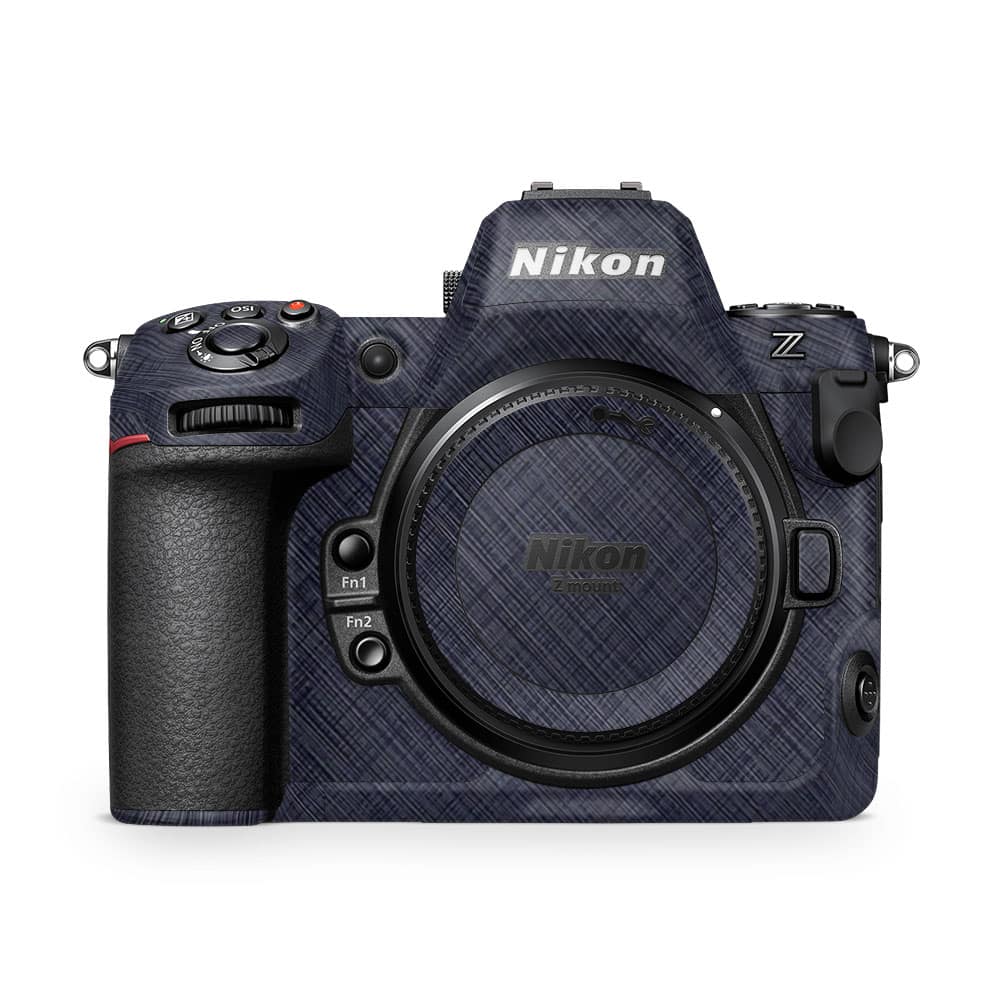 Nikon z8 mirrorless cross metal blue skin wrapitskin