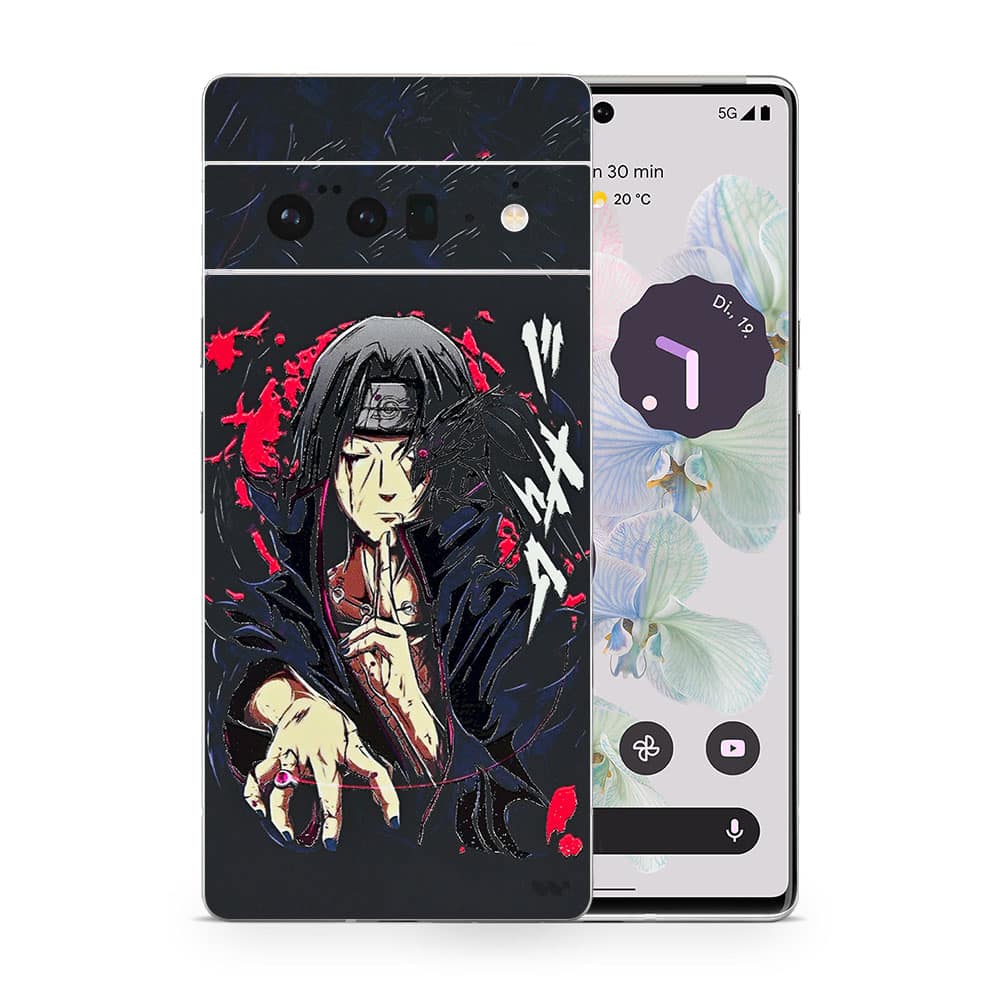 Pixel 6 pro itachi uchiha 3d skin wrapitskin