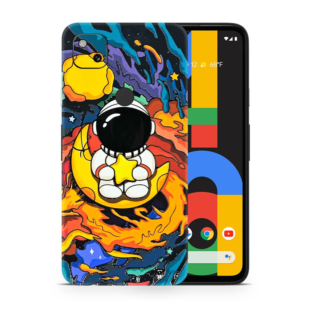 Pixel 4a astronaut 3d skin wrapitskin