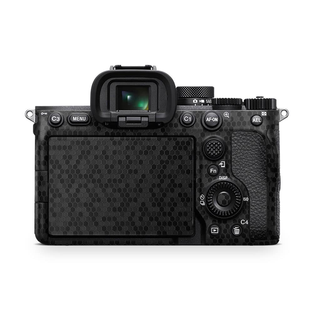 Sony alpha a7 iv camera honeycomb black skin | wrapitskin