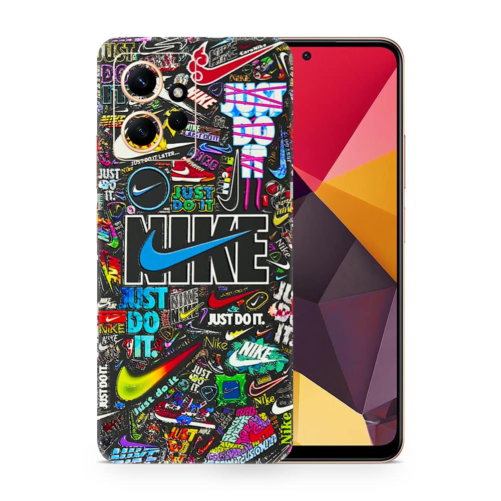 Redmi note 12 4g nike logos 3d skin wrapitskin
