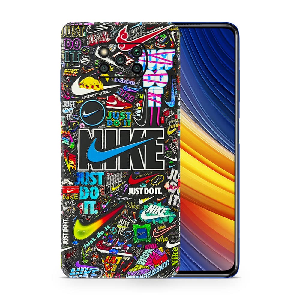 Poco x3 pro nike logos 3d skin wrapitskin