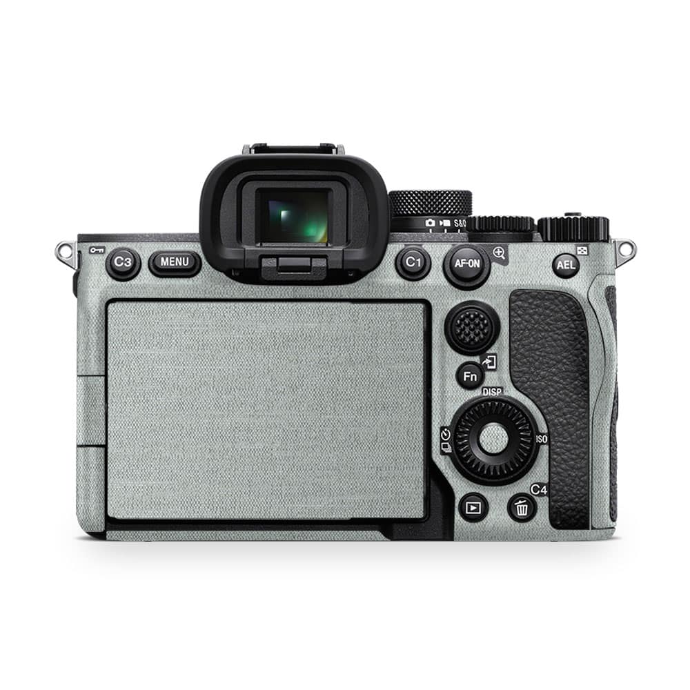 Sony alpha a7 iv camera linen cyan skin | wrapitskin