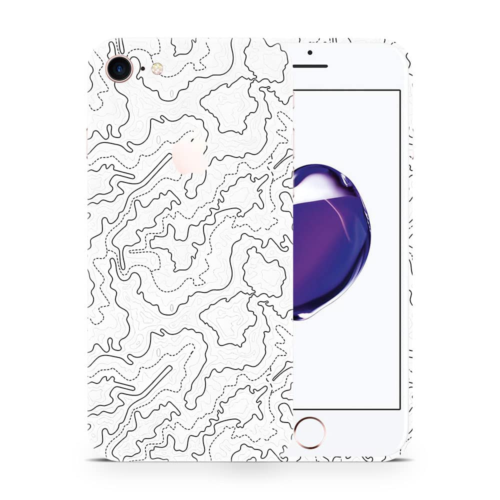 Iphone 7 carbon contour series wrapitskin